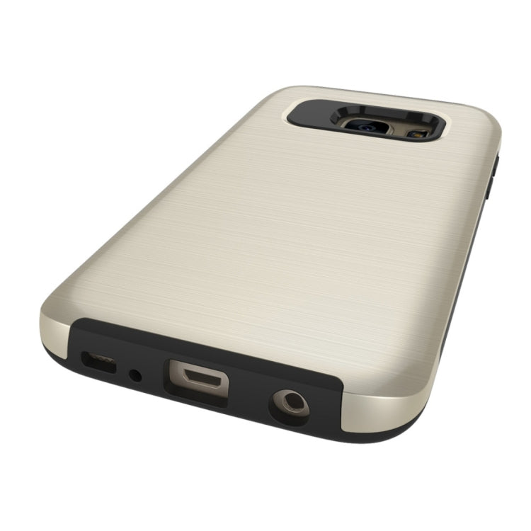 For Galaxy S6 / G920 Simple Brushed Texture 2 in 1 PC + TPU Combination Protective Case
