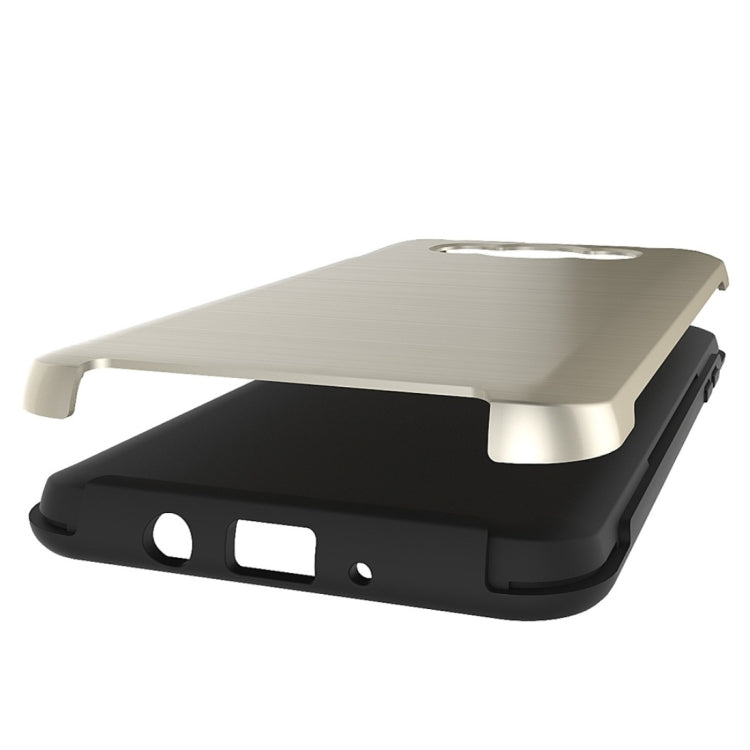 For Galaxy J7(2016) / J710 Simple Brushed Texture 2 in 1 PC + TPU Combination Protective Case