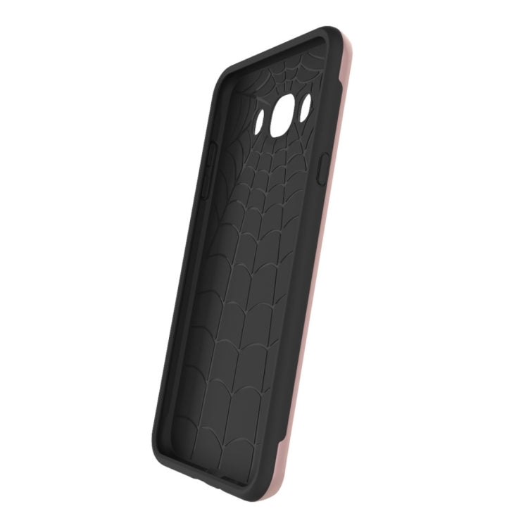 For Galaxy J7(2016) / J710 Simple Brushed Texture 2 in 1 PC + TPU Combination Protective Case
