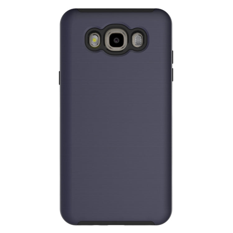 For Galaxy J5(2016) / J510 Simple Brushed Texture 2 in 1 PC + TPU Combination Protective Case