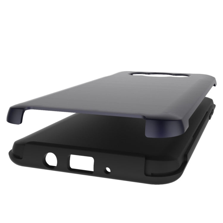 For Galaxy J5(2016) / J510 Simple Brushed Texture 2 in 1 PC + TPU Combination Protective Case