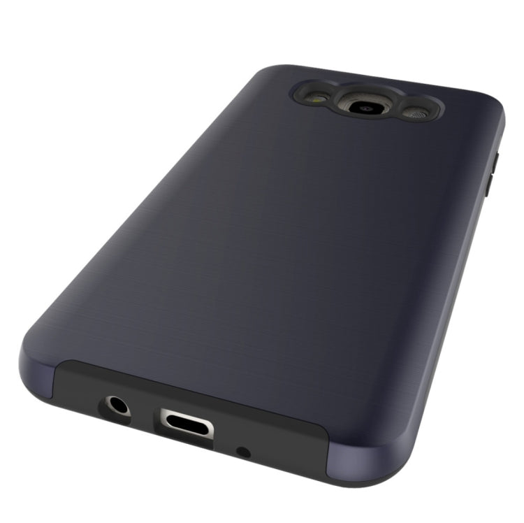 For Galaxy J5(2016) / J510 Simple Brushed Texture 2 in 1 PC + TPU Combination Protective Case