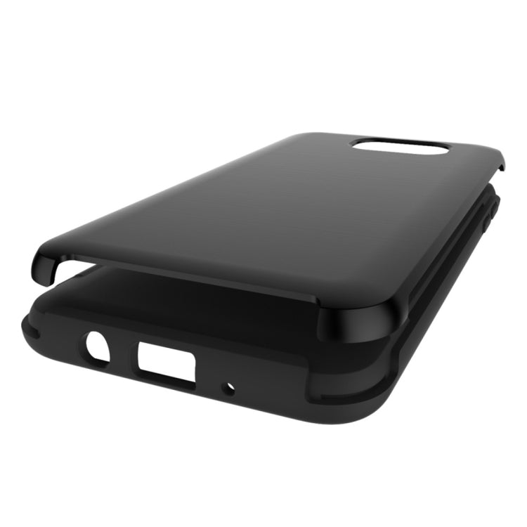 For Galaxy On7 (2016) / J7 Prime Simple Brushed Texture 2 in 1 PC + TPU Combination Protective Case