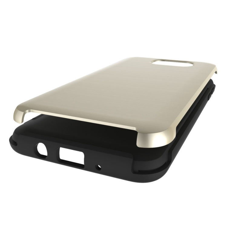 For Galaxy On7 (2016) / J7 Prime Simple Brushed Texture 2 in 1 PC + TPU Combination Protective Case