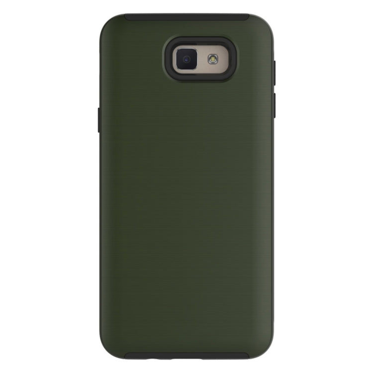 For Galaxy On5 (2016) / J5 Prime Simple Brushed Texture 2 in 1 PC + TPU Combination Protective Case