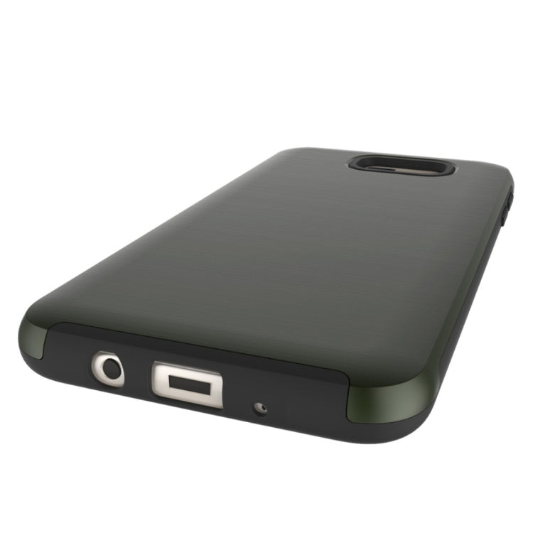 For Galaxy On5 (2016) / J5 Prime Simple Brushed Texture 2 in 1 PC + TPU Combination Protective Case