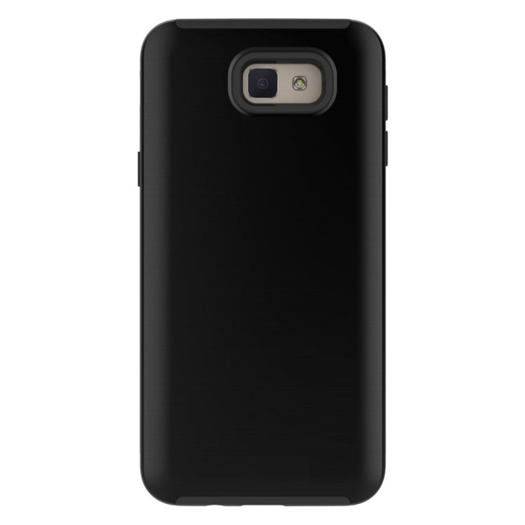 For Galaxy On5 (2016) / J5 Prime Simple Brushed Texture 2 in 1 PC + TPU Combination Protective Case