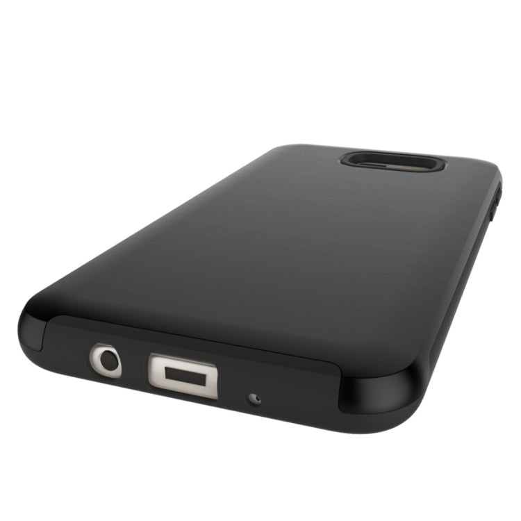 For Galaxy On5 (2016) / J5 Prime Simple Brushed Texture 2 in 1 PC + TPU Combination Protective Case