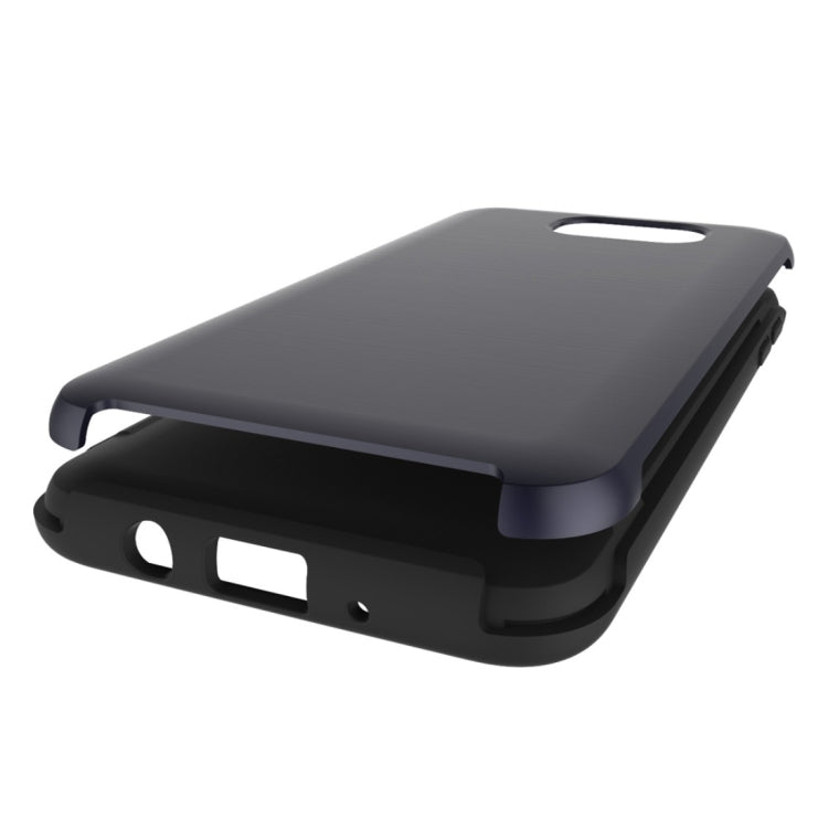For Galaxy On5 (2016) / J5 Prime Simple Brushed Texture 2 in 1 PC + TPU Combination Protective Case