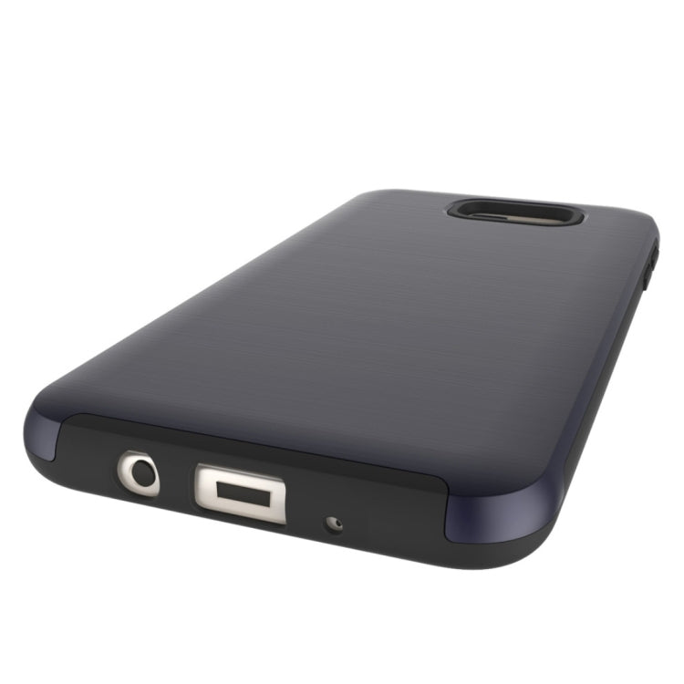 For Galaxy On5 (2016) / J5 Prime Simple Brushed Texture 2 in 1 PC + TPU Combination Protective Case