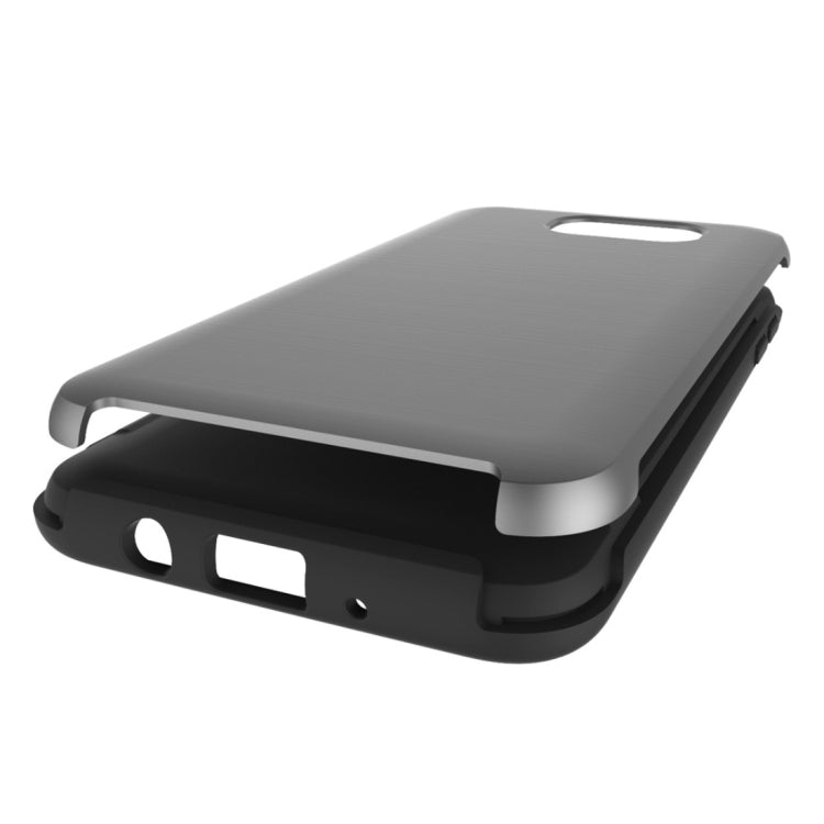 For Galaxy On5 (2016) / J5 Prime Simple Brushed Texture 2 in 1 PC + TPU Combination Protective Case