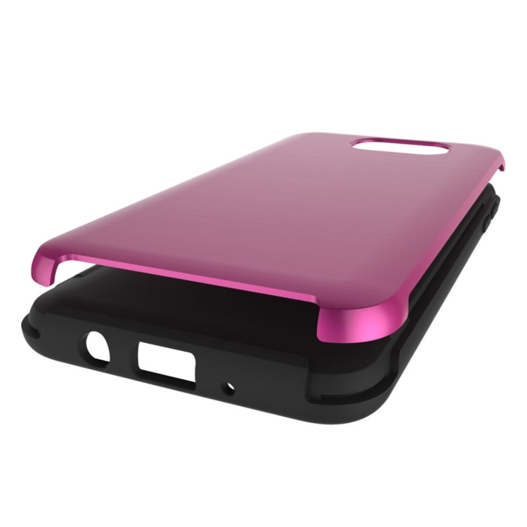 For Galaxy On5 (2016) / J5 Prime Simple Brushed Texture 2 in 1 PC + TPU Combination Protective Case