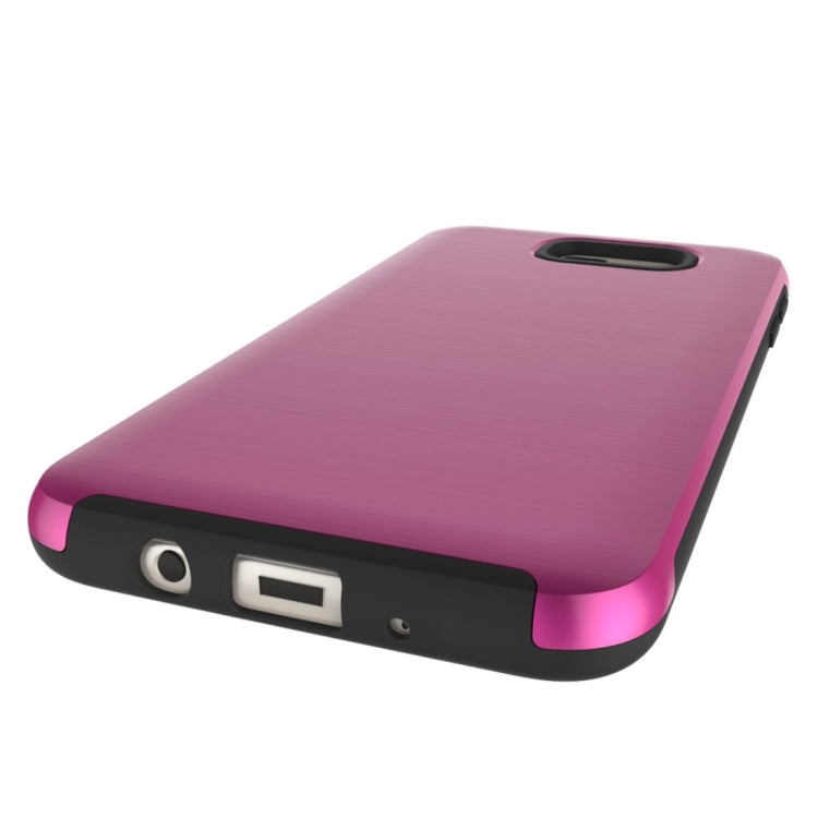 For Galaxy On5 (2016) / J5 Prime Simple Brushed Texture 2 in 1 PC + TPU Combination Protective Case