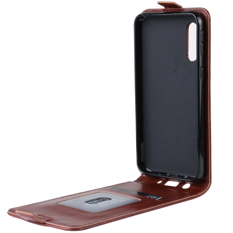R64 Texture Vertical Flip Leather Case for Galaxy A2 Core , with Card Slots & Photo Frame