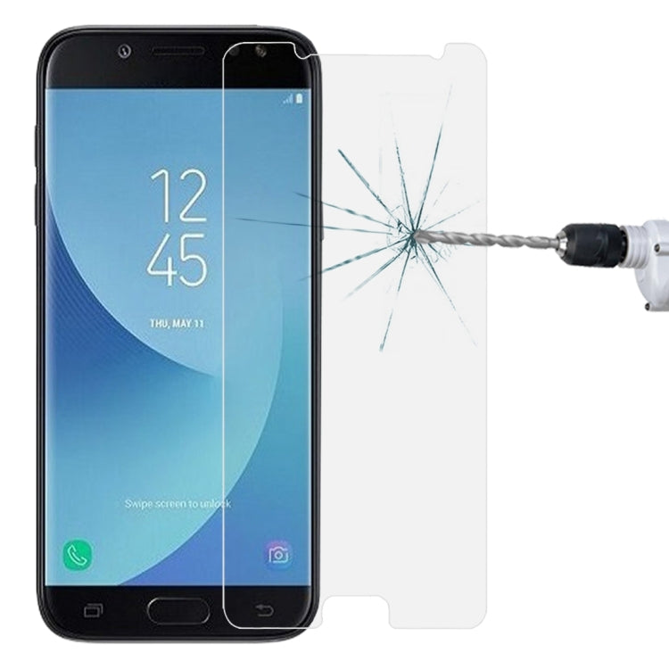 100 PCS 0.26mm 9H 2.5D Tempered Glass Film for Galaxy J4 (2018)