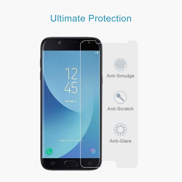 100 PCS 0.26mm 9H 2.5D Tempered Glass Film for Galaxy J4 (2018)
