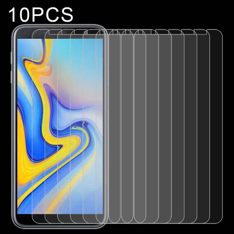 10 PCS 0.26mm 9H 2.5D Tempered Glass Film for Galaxy J6 (2018)