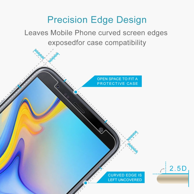 10 PCS 0.26mm 9H 2.5D Tempered Glass Film for Galaxy J6 (2018)