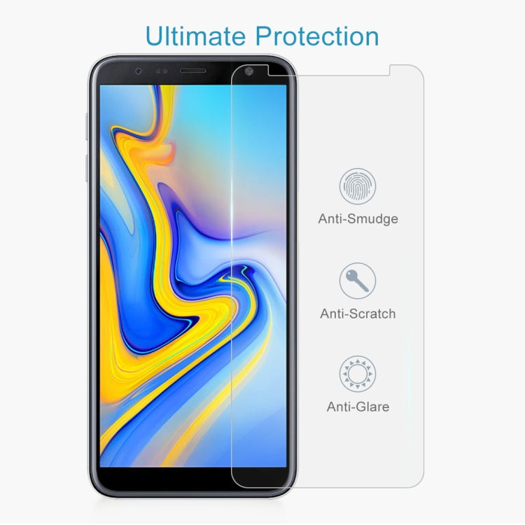 10 PCS 0.26mm 9H 2.5D Tempered Glass Film for Galaxy J6 (2018)