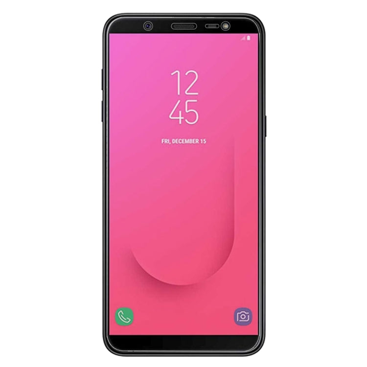 2 PCS 0.26mm 9H 2.5D Tempered Glass Film for Galaxy J8 (2018)