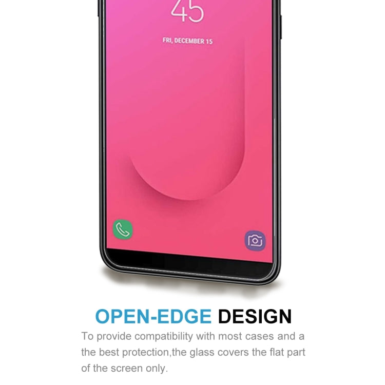 10 PCS 0.26mm 9H 2.5D Tempered Glass Film for Galaxy J8 (2018)