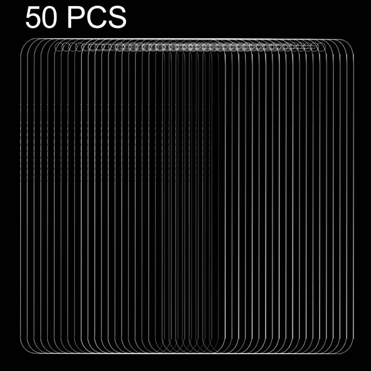 50 PCS 0.26mm 9H 2.5D Tempered Glass Film for Galaxy J8 (2018) , No Retail Package