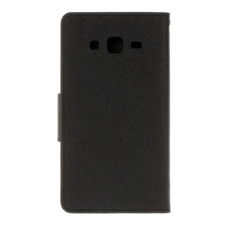 For Galaxy J7 / J700 Cross Texture Horizontal Flip Leather Case with Card Slots & Wallet & Holder