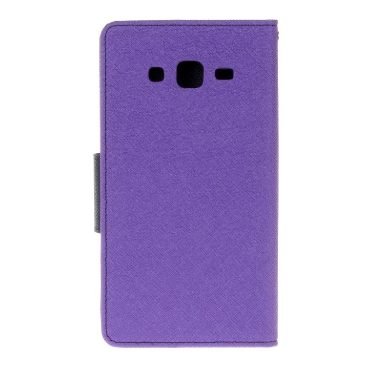 For Galaxy J7 / J700 Cross Texture Horizontal Flip Leather Case with Card Slots & Wallet & Holder