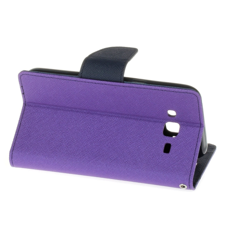 For Galaxy J7 / J700 Cross Texture Horizontal Flip Leather Case with Card Slots & Wallet & Holder