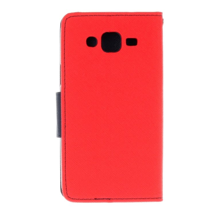 For Galaxy J7 / J700 Cross Texture Horizontal Flip Leather Case with Card Slots & Wallet & Holder