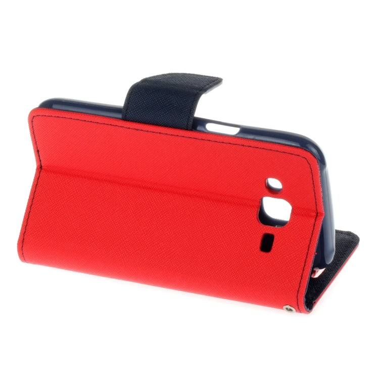 For Galaxy J7 / J700 Cross Texture Horizontal Flip Leather Case with Card Slots & Wallet & Holder