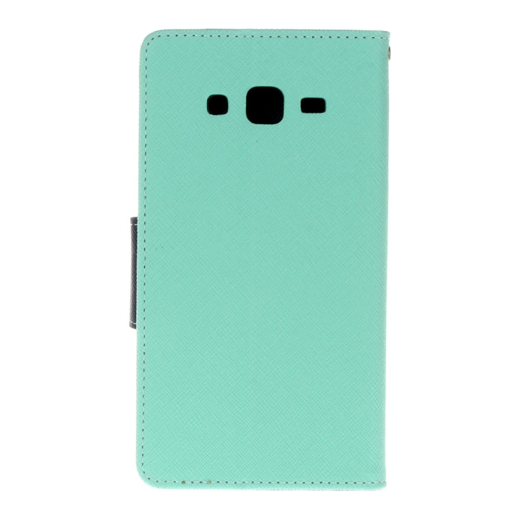 For Galaxy J7 / J700 Cross Texture Horizontal Flip Leather Case with Card Slots & Wallet & Holder