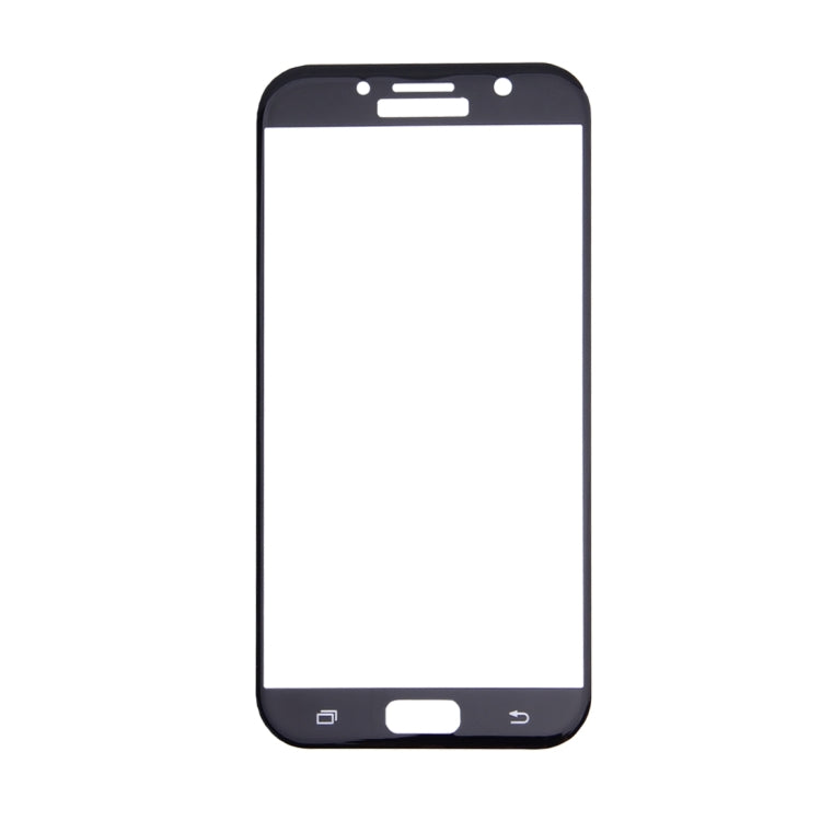 For Galaxy A7 (2017) / A720 0.26mm 9H Surface Hardness Explosion-proof Silk-screen Tempered Glass Curved Full Screen Film