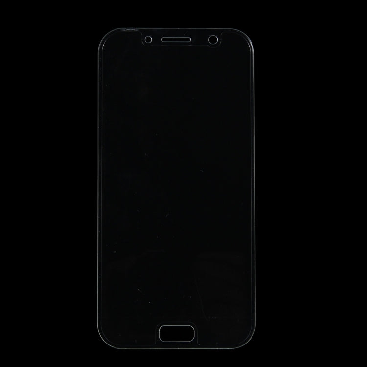 For Galaxy A7 (2017) / A720 0.26mm 9H Surface Hardness Explosion-proof Silk-screen Tempered Glass Curved Full Screen Film