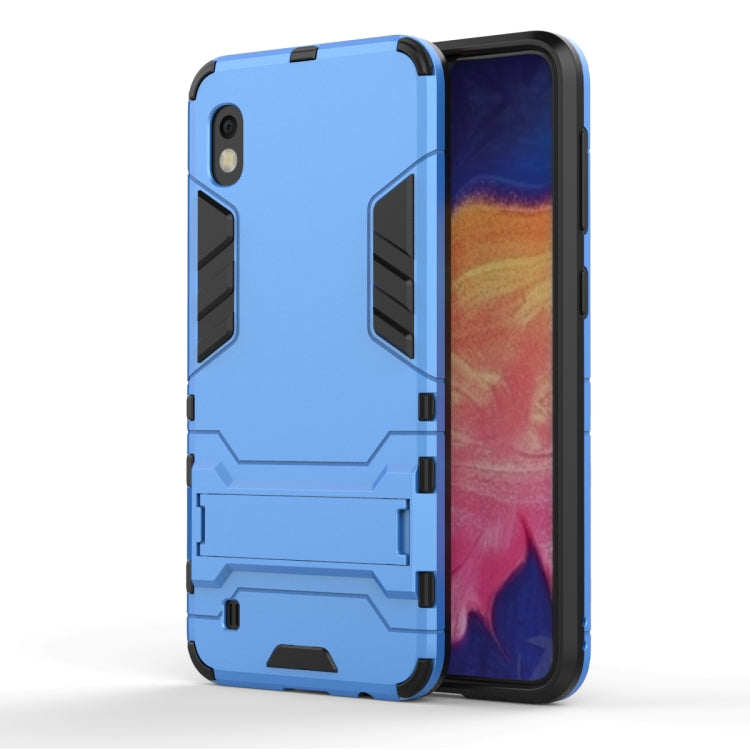 Shockproof PC + TPU Case for Galaxy A10, with Holder