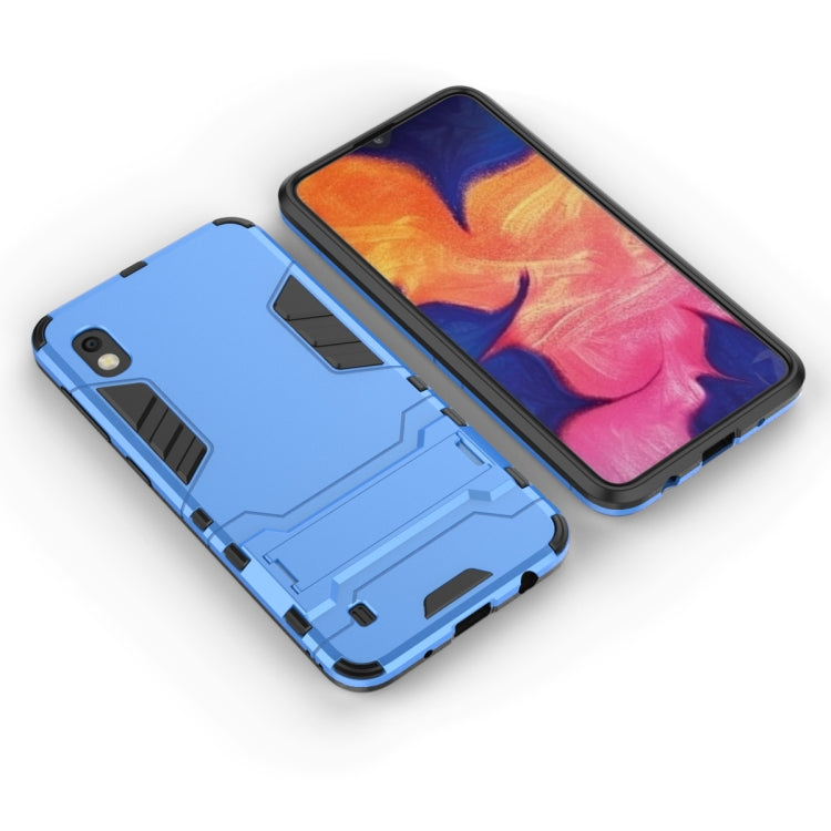 Shockproof PC + TPU Case for Galaxy A10, with Holder