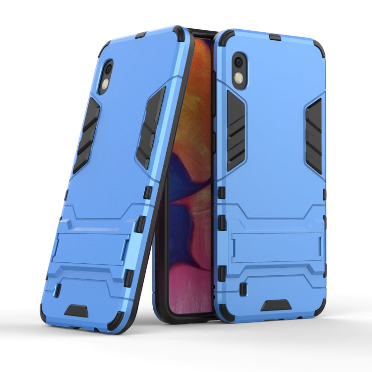 Shockproof PC + TPU Case for Galaxy A10, with Holder