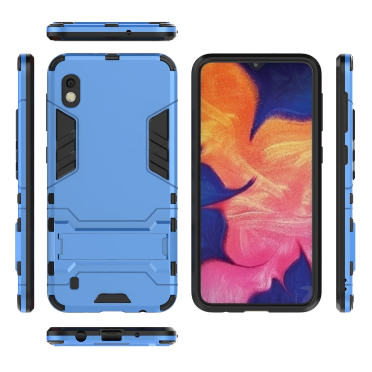 Shockproof PC + TPU Case for Galaxy A10, with Holder
