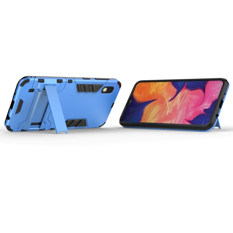 Shockproof PC + TPU Case for Galaxy A10, with Holder