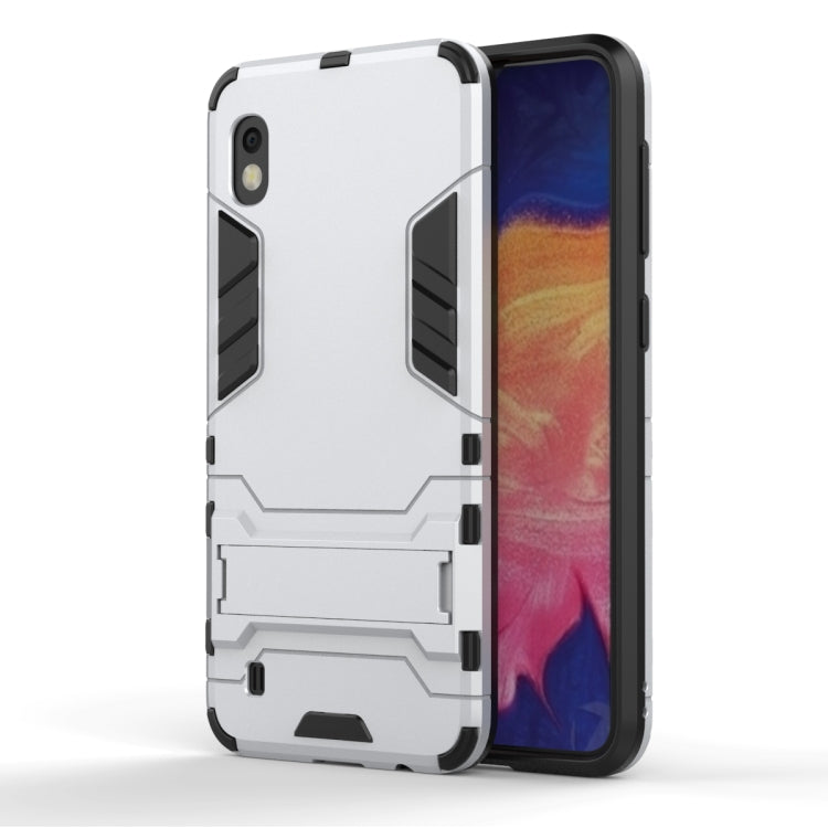 Shockproof PC + TPU Case for Galaxy A10, with Holder