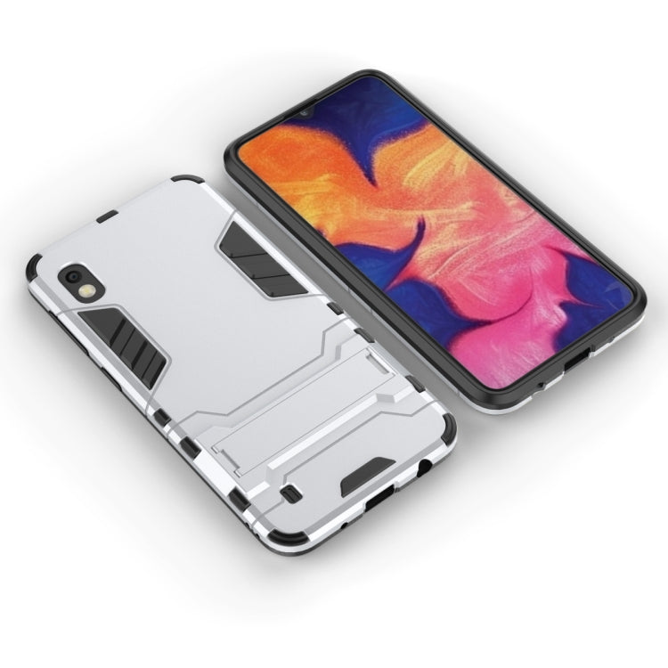 Shockproof PC + TPU Case for Galaxy A10, with Holder