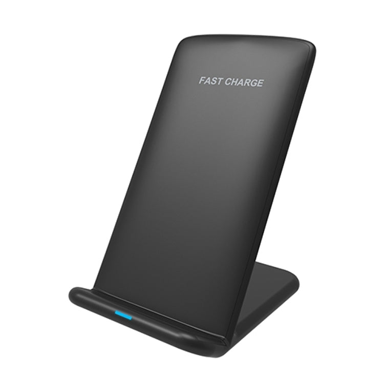M620 10W (Max) Output 2-Coil Vertical Holder Fast Charging QI Wireless Charger Stand with Indicator