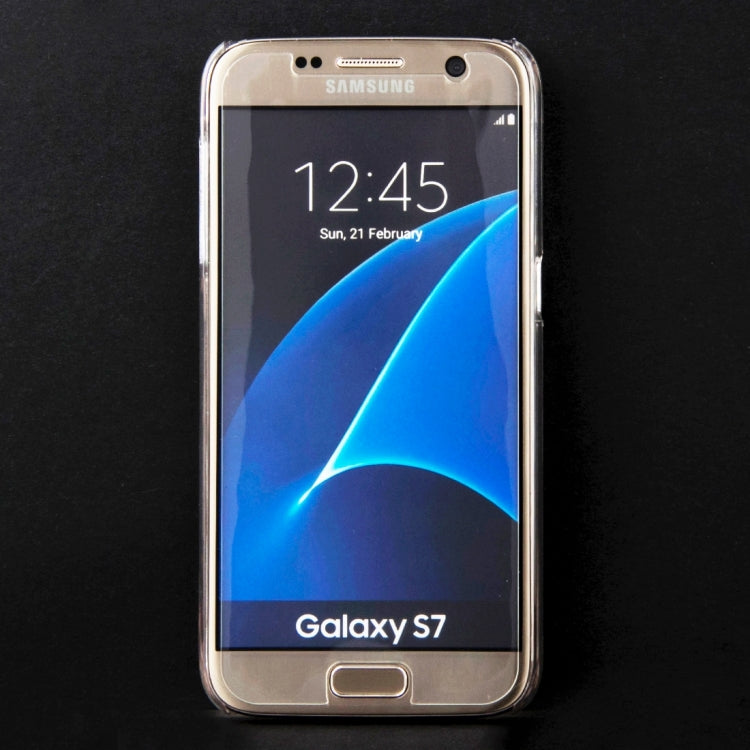 For Galaxy S7 / G930 Transparent Crystal Hard Shell Plastic Protective Case