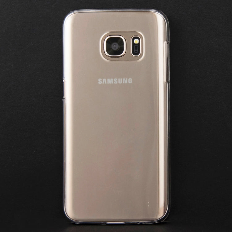 For Galaxy S7 / G930 Transparent Crystal Hard Shell Plastic Protective Case