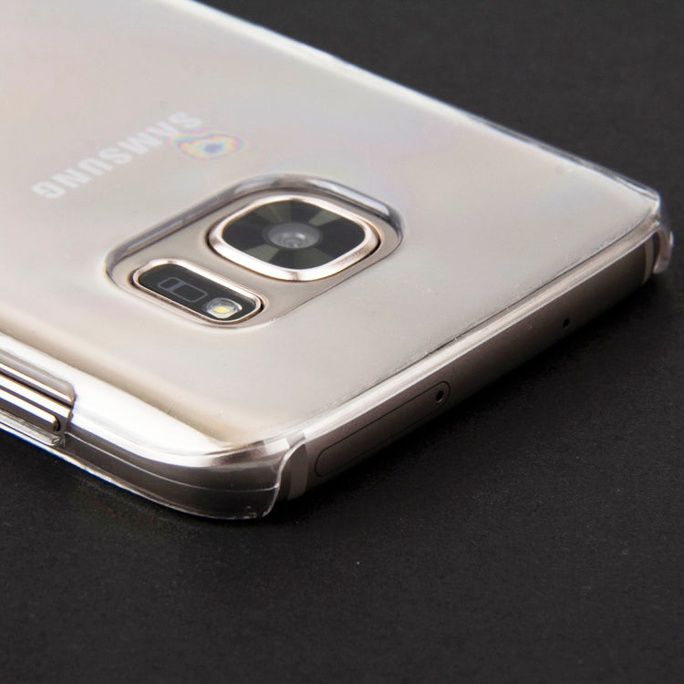 For Galaxy S7 / G930 Transparent Crystal Hard Shell Plastic Protective Case