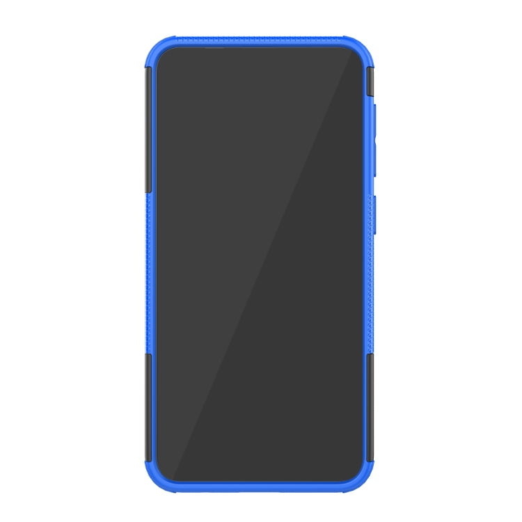 Shockproof  PC + TPU Tire Pattern Case for Galaxy M10, with Holder