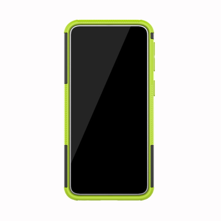 Shockproof  PC + TPU Tire Pattern Case for Galaxy A40, with Holder