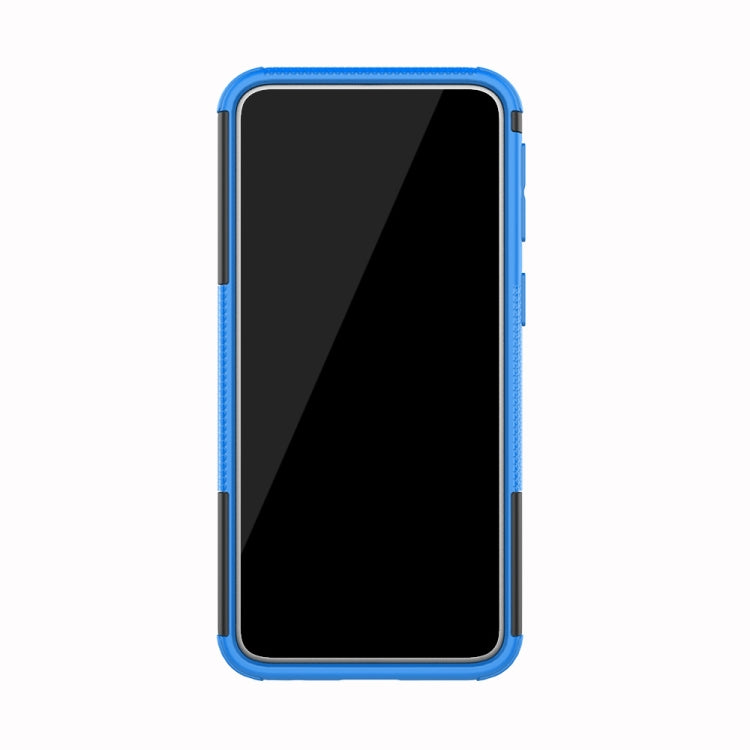 Shockproof  PC + TPU Tire Pattern Case for Galaxy A40, with Holder