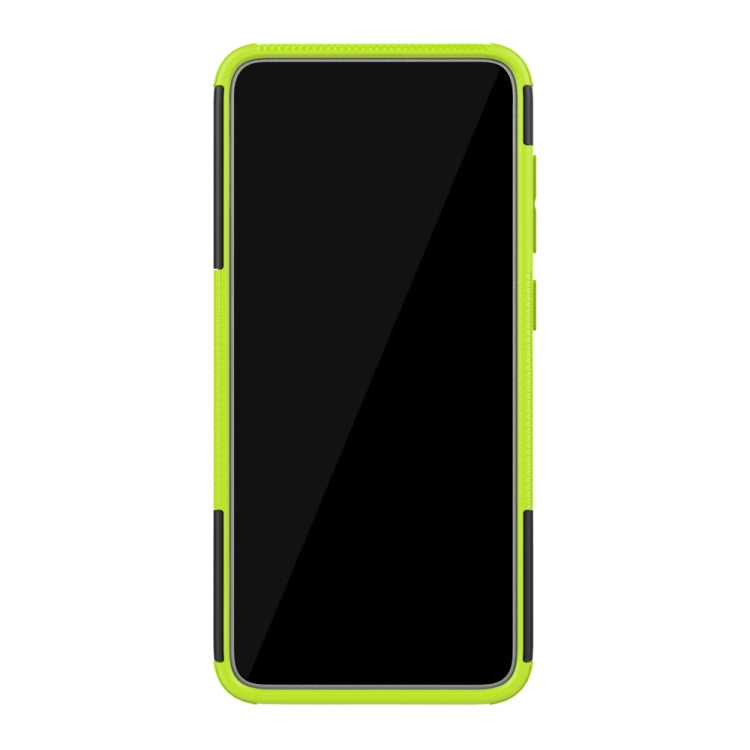 Shockproof  PC + TPU Tire Pattern Case for Galaxy A70, with Holder