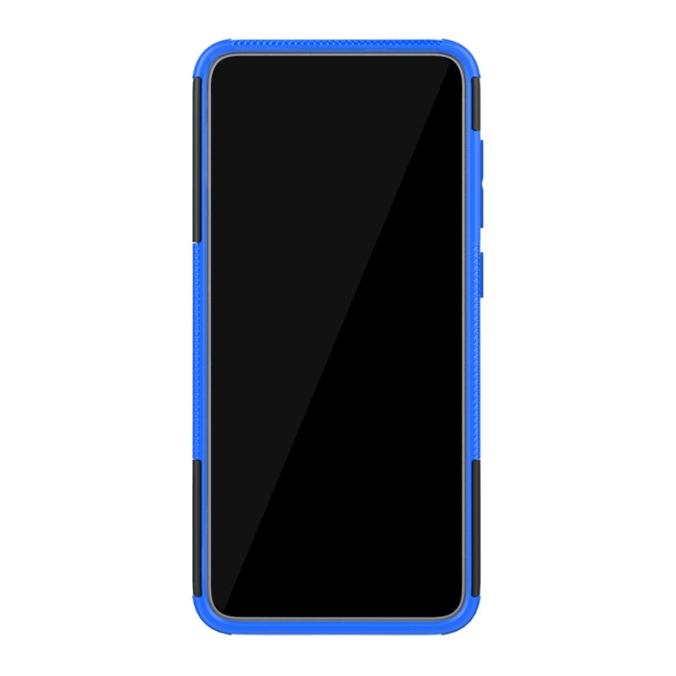 Shockproof  PC + TPU Tire Pattern Case for Galaxy A70, with Holder